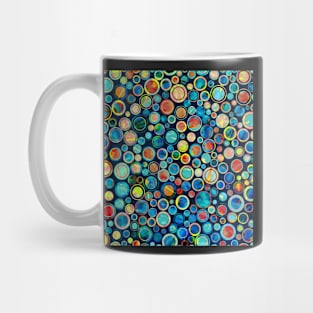 Dots on Painted Background Mug